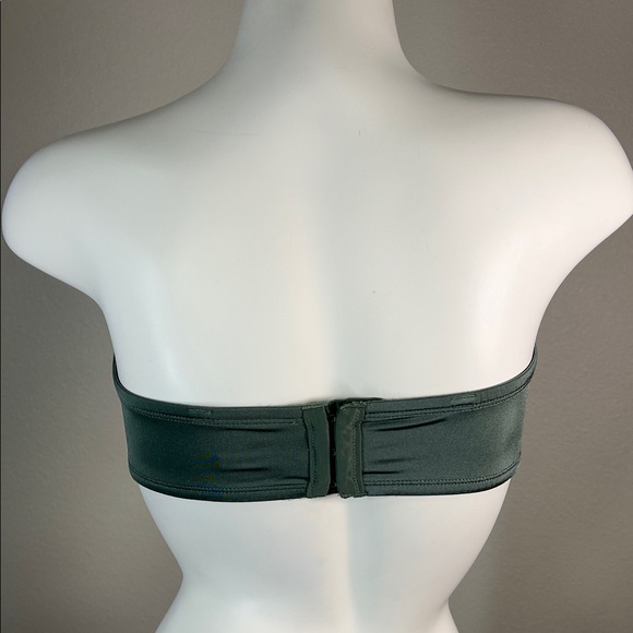 Aerie Lace Bandeau Wireless Bra in Green LARGE - Picture 3 of 11